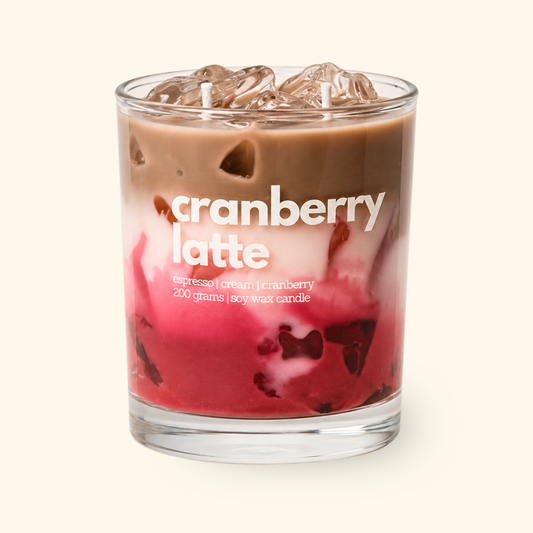 Cranberry Latte Candle