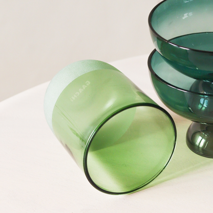 Glass Tumblers - Green