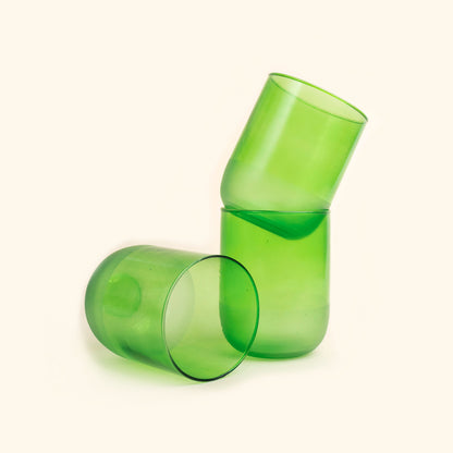 Glass Tumblers - Green