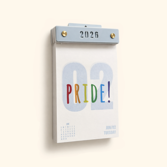 Tear-Away Calendar 2026 (Half-Year Version)